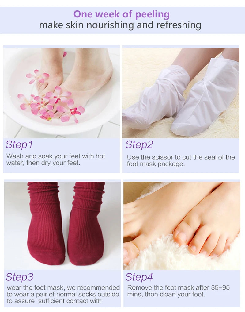 Exfoliation Socks for Feet(6Pair) Bellezza Soul