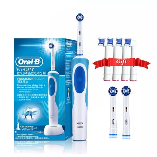 Oral B 2D Rotary Electric Toothbrush Vitality Waterproof Bellezza Soul