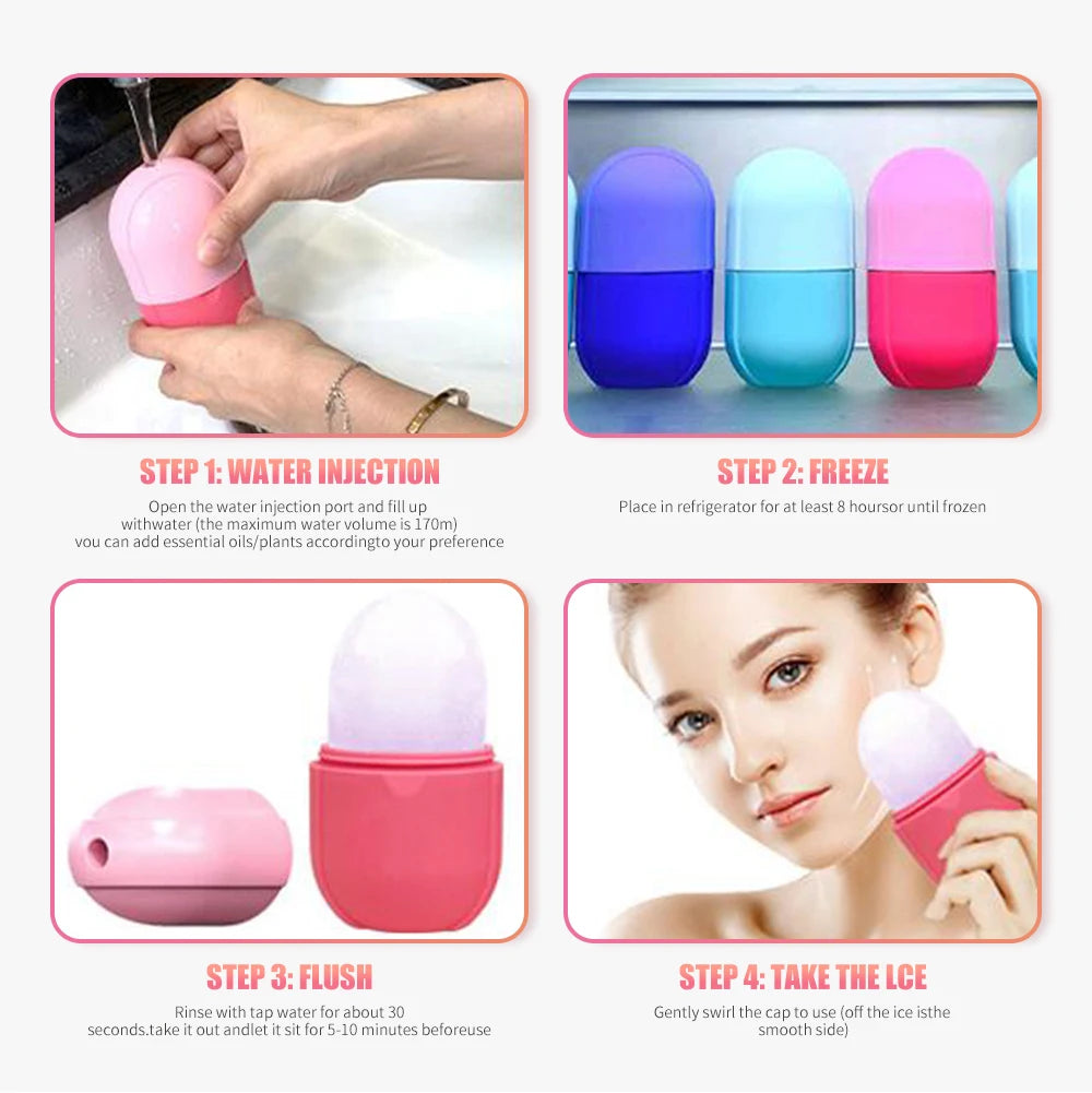 Large Silicone Ice Cube Facial Roller( Lifting) Bellezza Soul