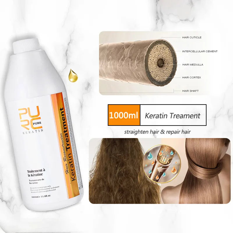 Keratin Treatment For Hair(1000ML) Bellezza Soul